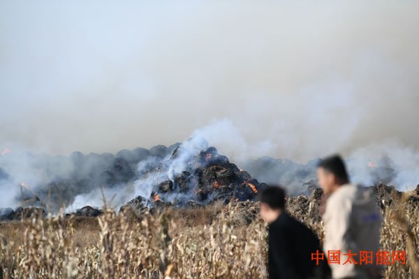 旧版周公解梦原版辽宁锦州北镇市一座秸秆发电厂燃料堆意外起火