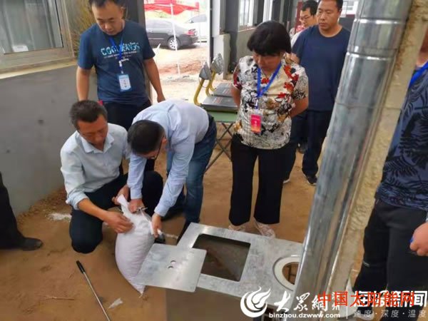 太阳能led灯惠民县启动生物质取暖炉具现场检测推广工作